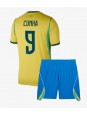 Brazílie Matheus Cunha #9 Domácí dres pro děti MS 2026 Krátký Rukáv (+ trenýrky)